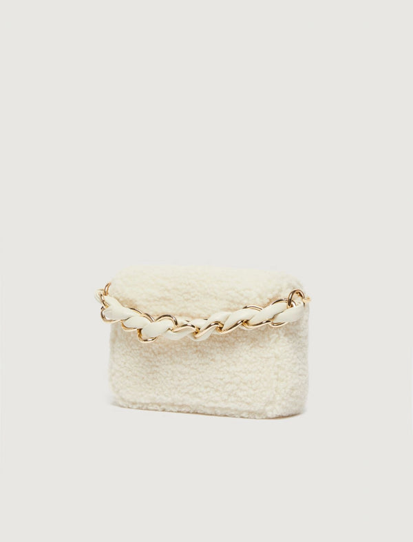Borsa Le Muse small in tessuto - BIANCO AVORIO MARELLA