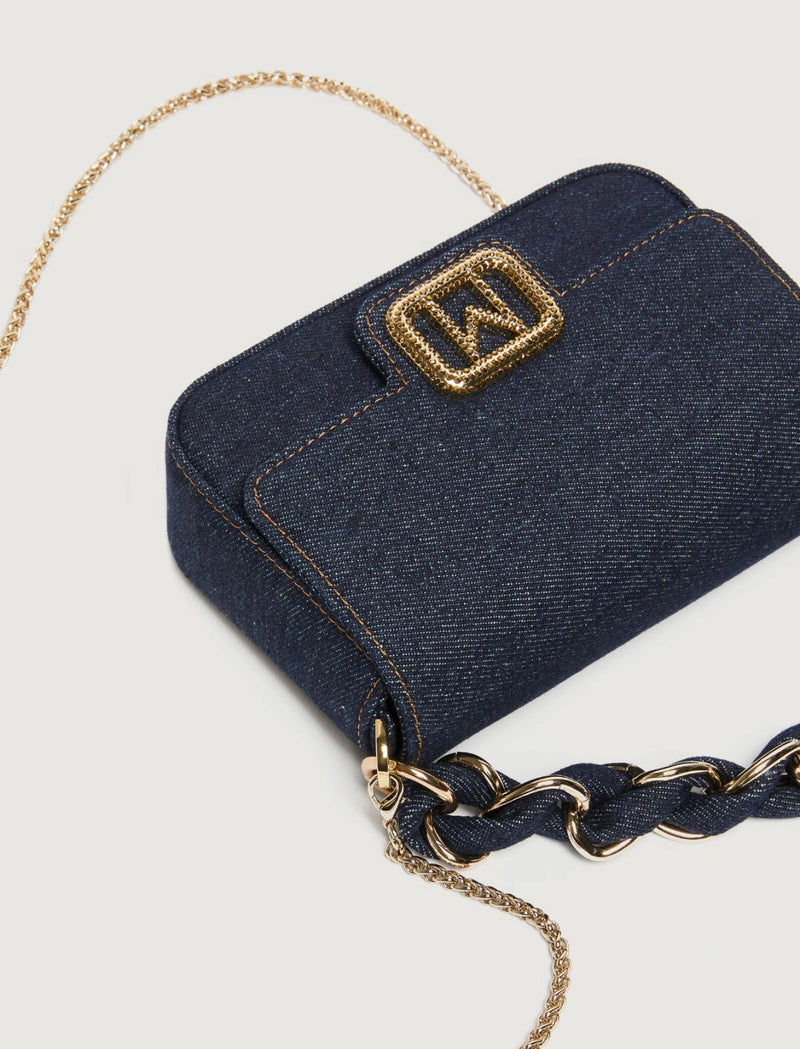 Borsa Le Muse small in denim - BLU MARELLA