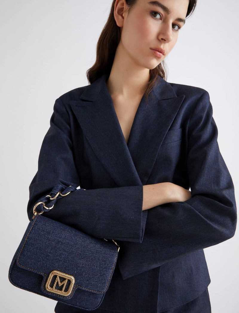Borsa Le Muse small in denim - BLU MARELLA