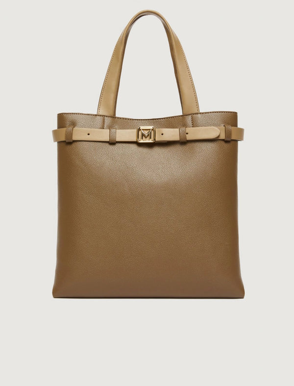 Tote verticale con cintura - VERDE KAKI MARELLA