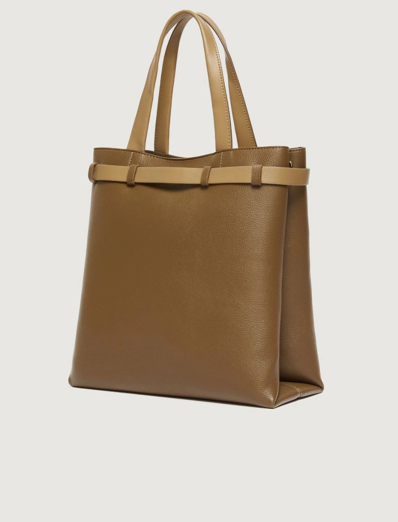 Tote verticale con cintura - VERDE KAKI MARELLA