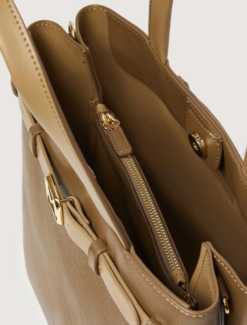 Tote verticale con cintura - VERDE KAKI MARELLA