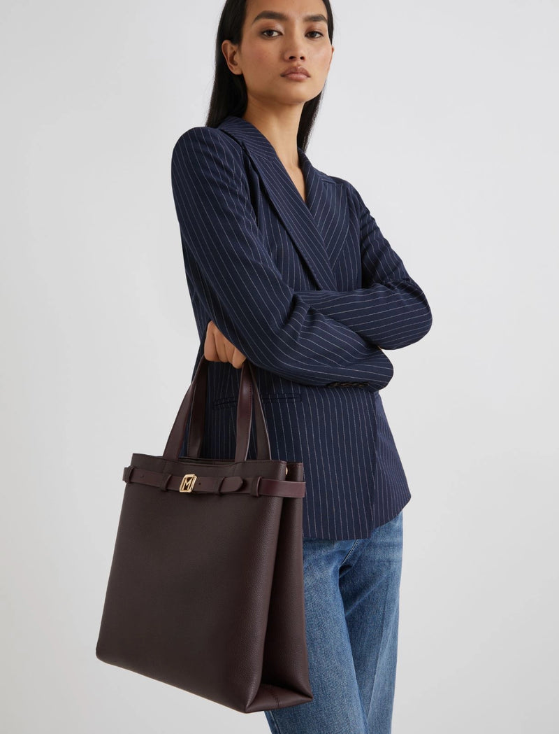 Tote verticale con cintura - TESTA MORO MARELLA