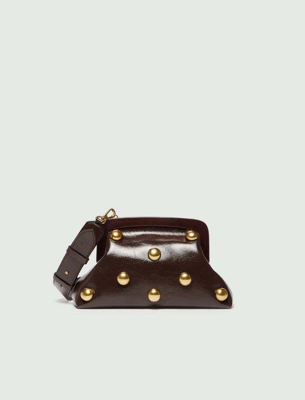 Pochette piccola in pelle - TESTA MORO MARELLA