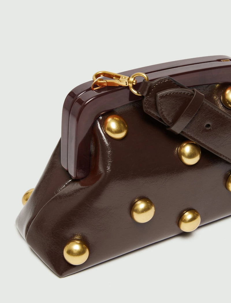 Pochette piccola in pelle - TESTA MORO MARELLA