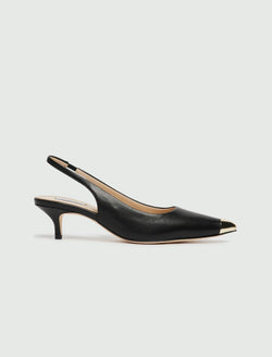 Slingback con punta in metallo - Nero MARELLA