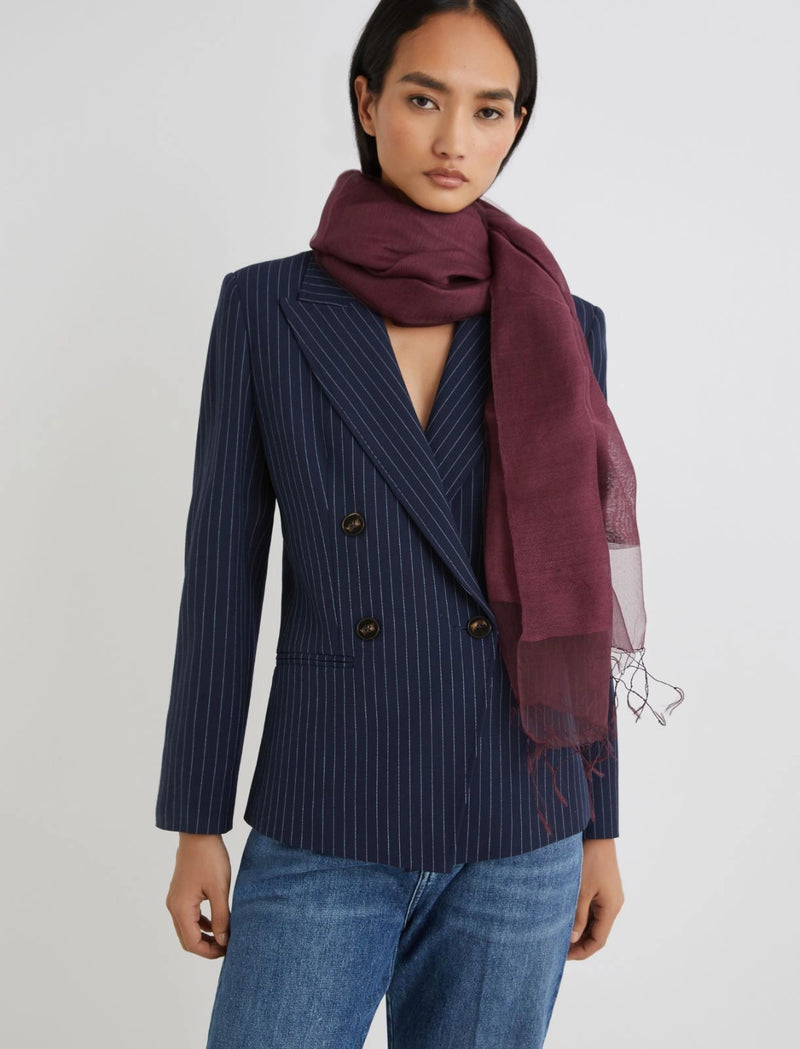 Stola in misto seta - BORDEAUX MARELLA