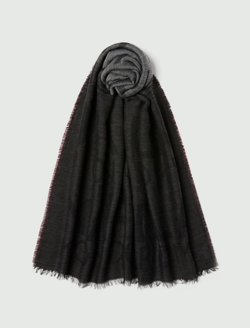 Stola jacquard - ANTRACITE MARELLA MONOCHROME