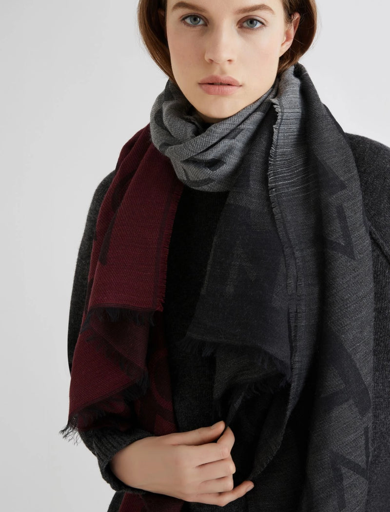 Stola jacquard - ANTRACITE MARELLA MONOCHROME