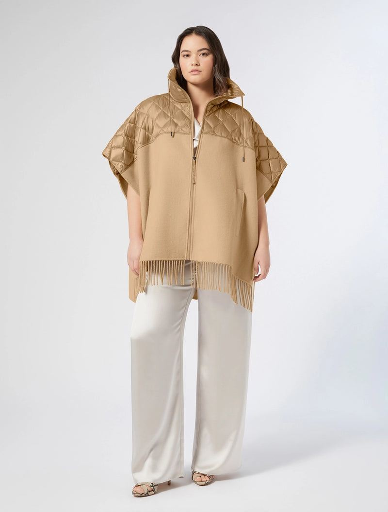 Cappa in double di misto lana - BEIGE PERSONA BY MARINA RINALDI