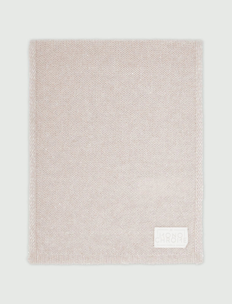Sciarpa in misto cashmere con paillette - BIANCO LANA MARELLA MONOCHROME