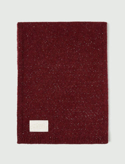 Sciarpa in misto cashmere con paillette - BORDEAUX MARELLA MONOCHROME