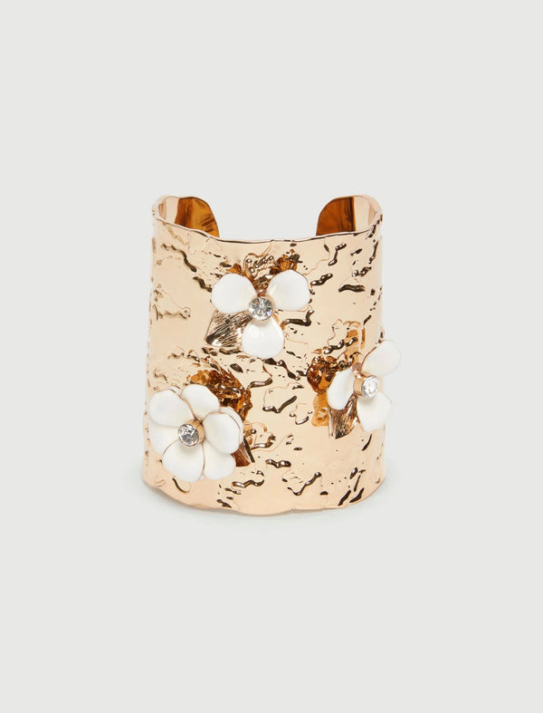 Bangle con rose smaltate - BIANCO MARELLA