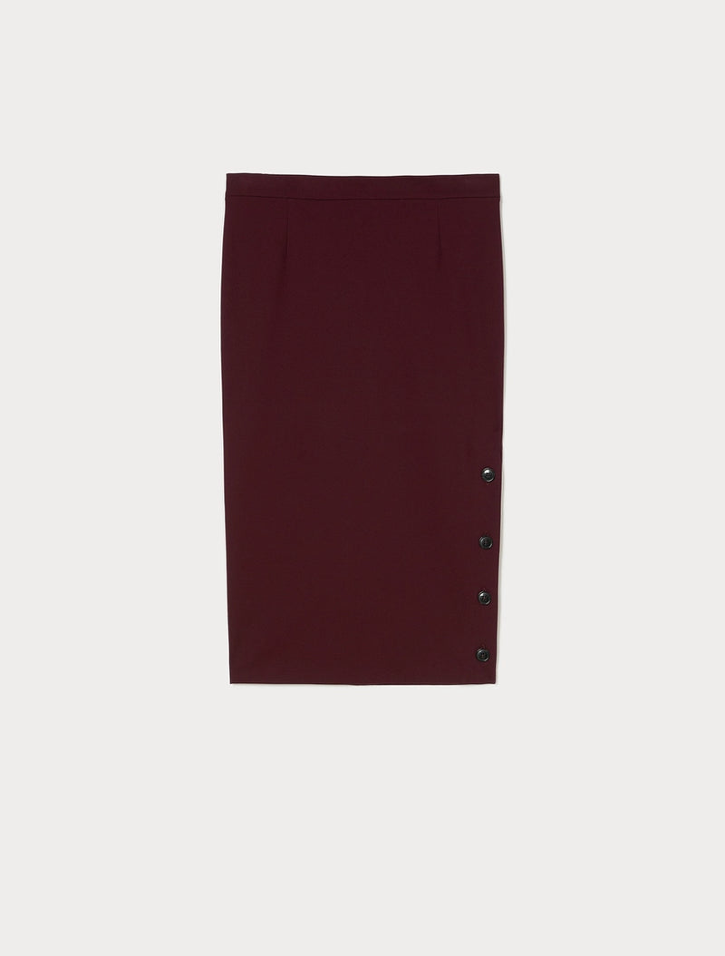 Gonna a tubino in jersey - ROSSO MARRONE PERSONA BY MARINA RINALDI