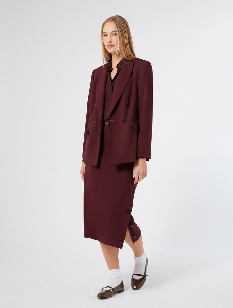 Gonna a tubino in jersey - ROSSO MARRONE PERSONA BY MARINA RINALDI