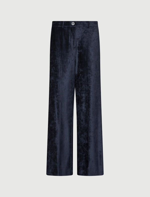 Pantalone dritto in velluto a coste - BLU NOTTE MARELLA