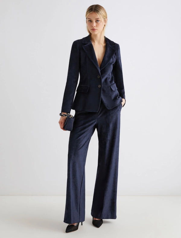 Pantalone dritto in velluto a coste - BLU NOTTE MARELLA