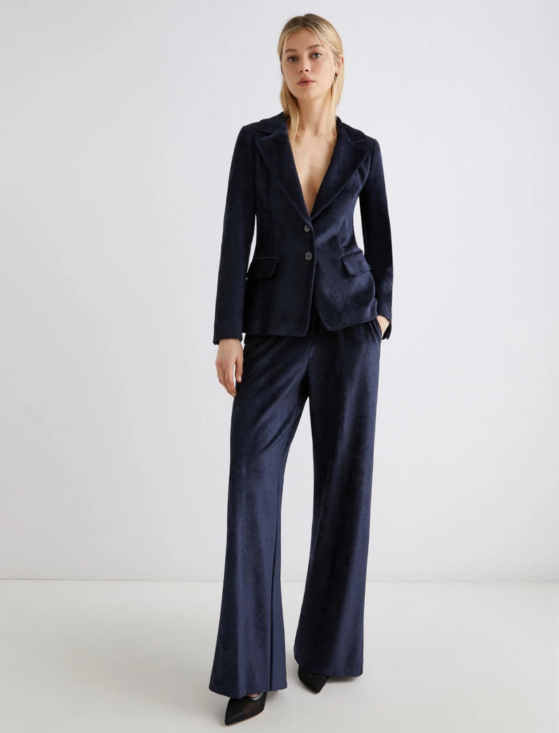 Pantalone dritto in velluto a coste - BLU NOTTE MARELLA