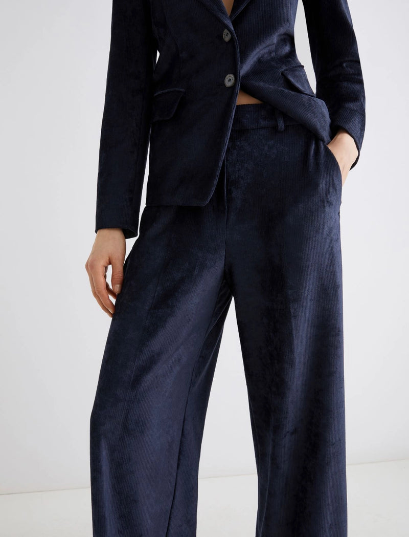 Pantalone dritto in velluto a coste - BLU NOTTE MARELLA