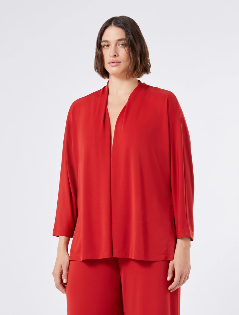 Cardigan in jersey interlock PERSONA BY MARINA RINALDI