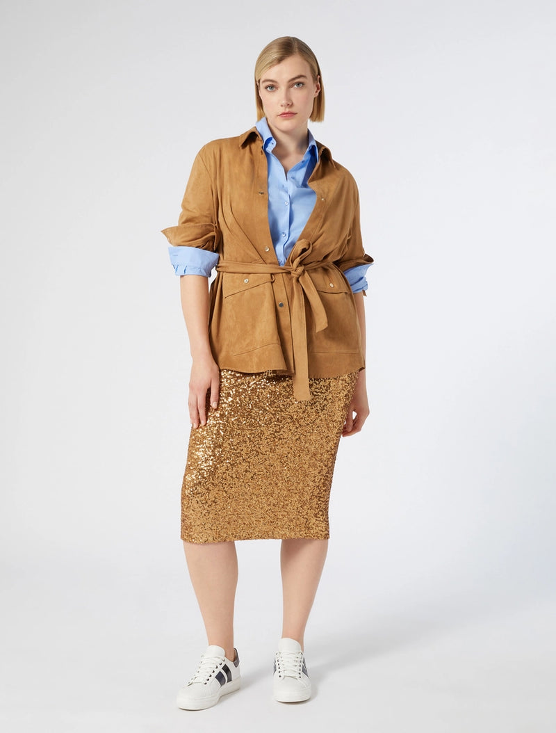 Giacca sahariana in jersey PERSONA BY MARINA RINALDI