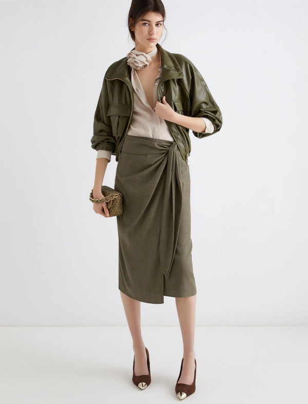 Blouson in jersey spalmato - OLIVA MARELLA