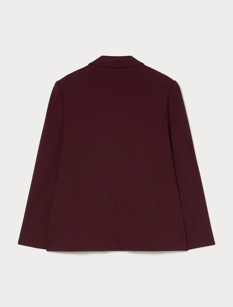 Giacca blazer in jersey - ROSSO MARRONE PERSONA BY MARINA RINALDI