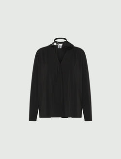 Blusa con nastro e fiore marella