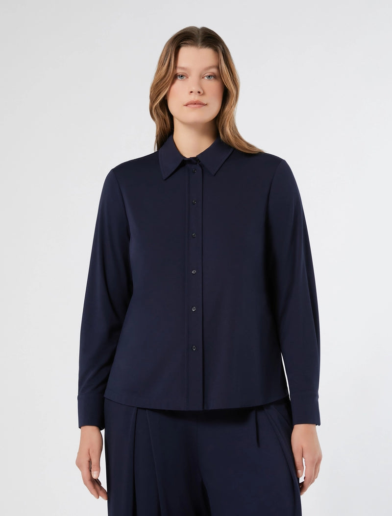 Camicia in jersey - BLU MARINO PERSONA BY MARINA RINALDI