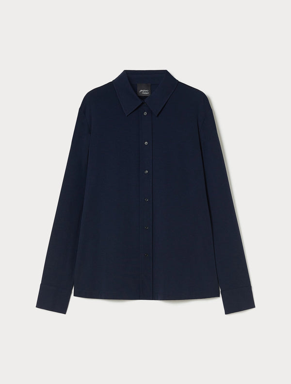 Camicia in jersey - BLU MARINO PERSONA BY MARINA RINALDI