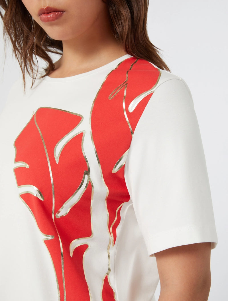 T-shirt in jersey con ricamo PERSONA BY MARINA RINALDI