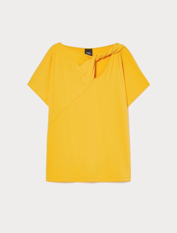 T-shirt in jersey crêpe