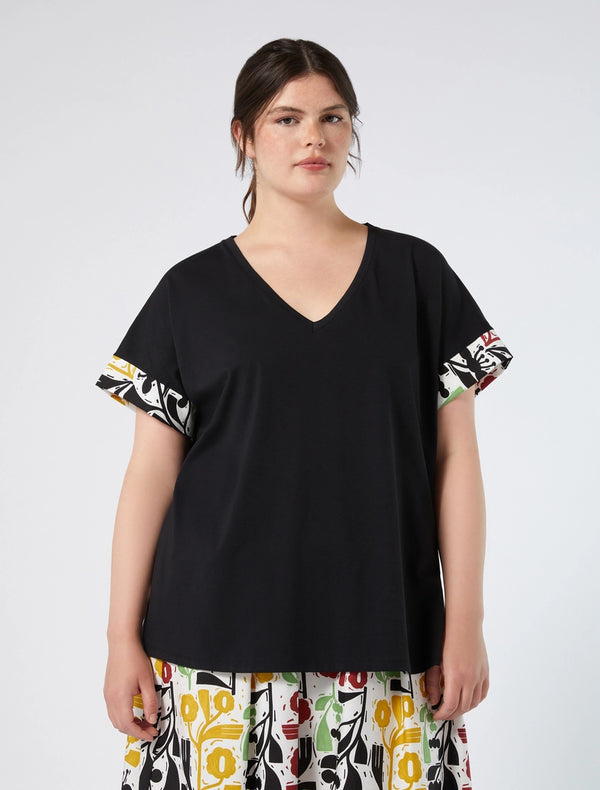 T-shirt in jersey di cotone PERSONA BY MARINA RINALDI