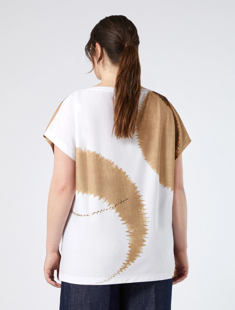 T-shirt in jersey tie-dye PERSONA BY MARINA RINALDI