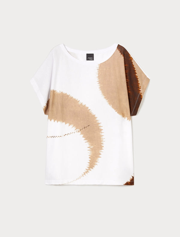 T-shirt in jersey tie-dye PERSONA BY MARINA RINALDI