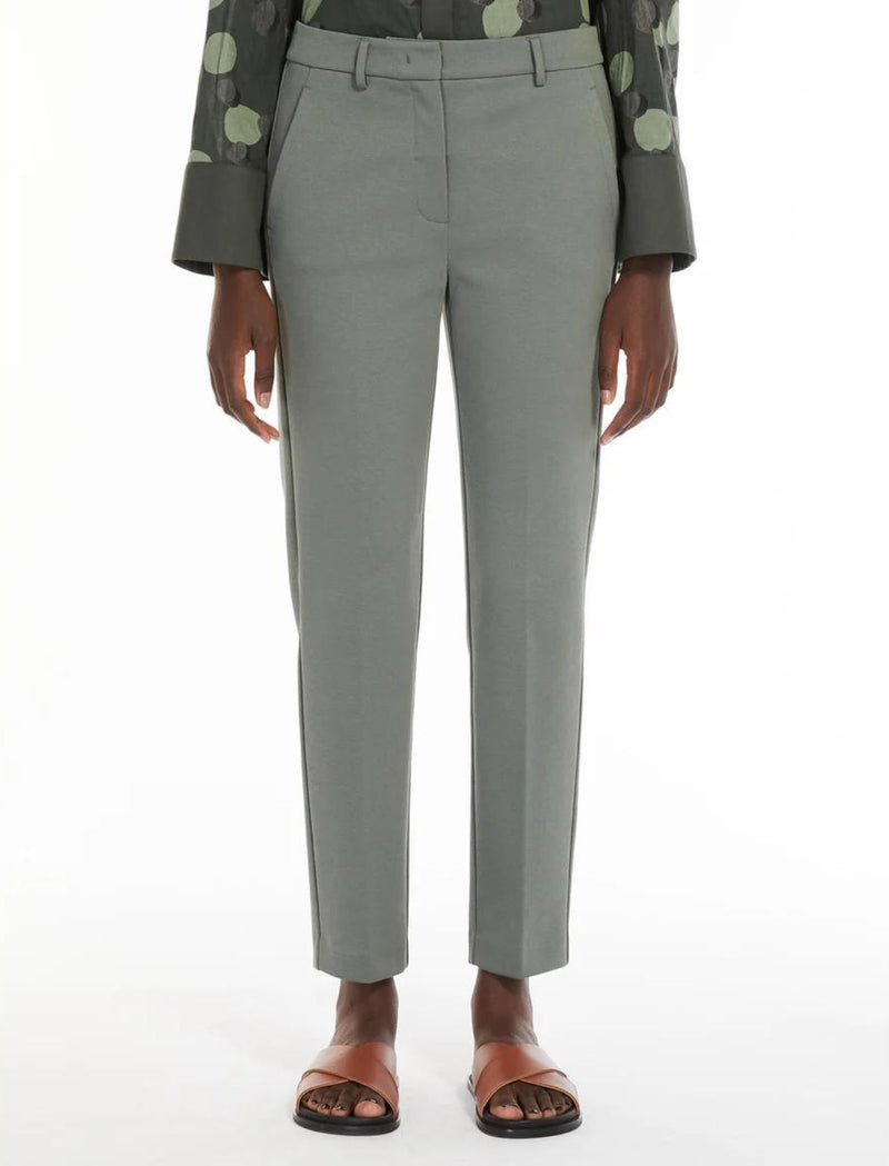 Pantalone in cotone a punto Milano maxmara leisure