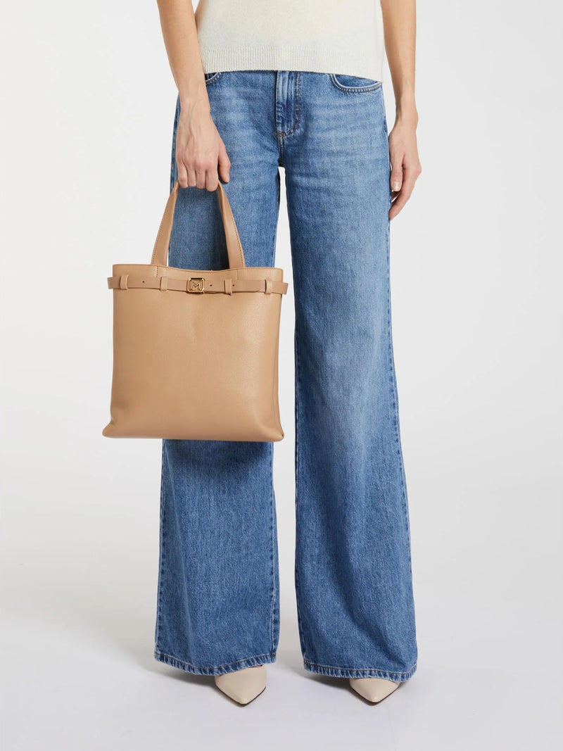 Tote verticale con cintura - CAMMELLO MARELLA