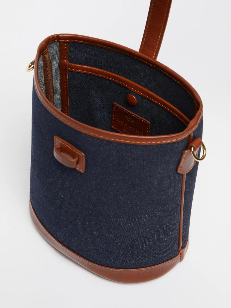 Borsa a secchiello piccolo in denim WEEKEND MAXMARA