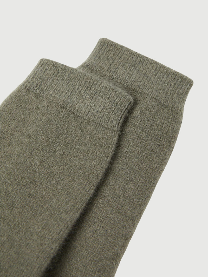 Calzini in lana e cashmere - VERDE OLIVA MARELLA MONOCHORME