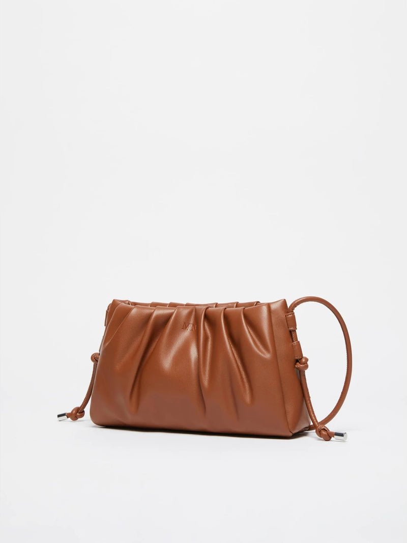 Borsa a spalla in tessuto tecnico effetto pelle MAXMARA MM