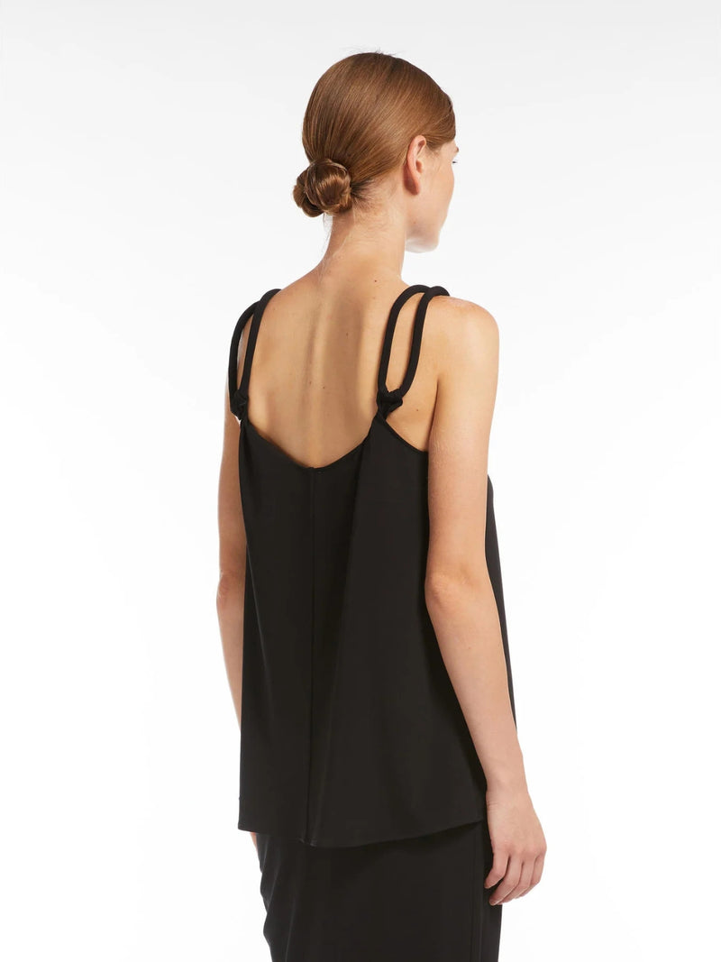 TOP IN JERSEY DI VISCOSA CREPE MaxMara BEACHWEAR
