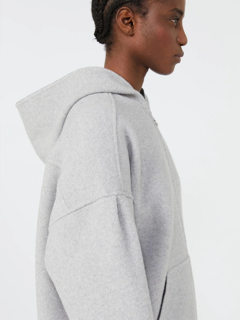 Giacca in double di mista lana - GRIGIO MAXMARA MM