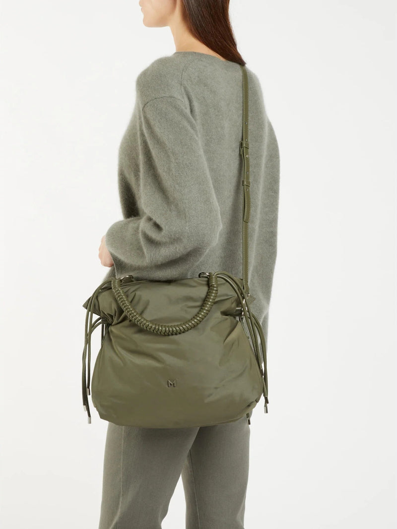 Borsa shopping - VERDE OLIVA MARELLA MONOCHROME