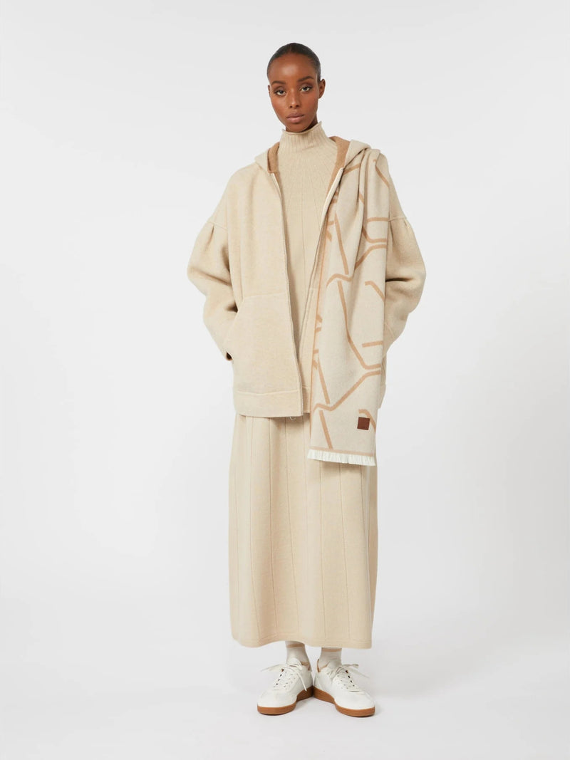 Giacca in double di mista lana - CAMMELLO/ALBINO MAXMARA MM