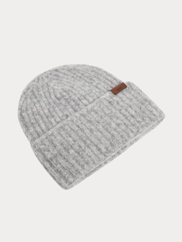 Berretto in filato di mista lana cardata - GRIGIO CHIARO MAXMARA MM