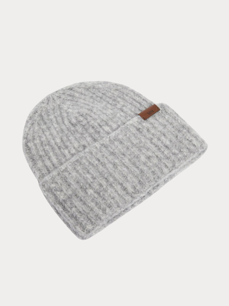 Berretto in filato di mista lana cardata - GRIGIO CHIARO MAXMARA MM