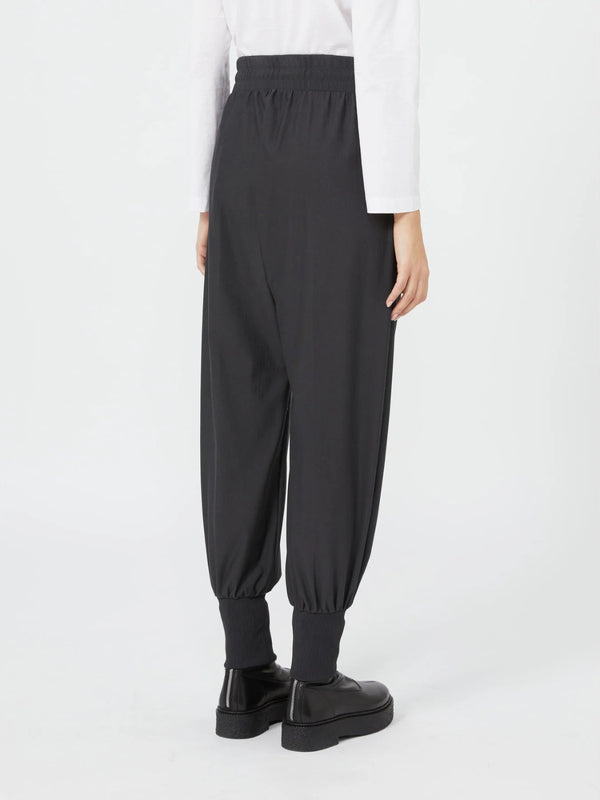 Pantalone jogging con elastici in vita e alle caviglie - GRIGIO MAXMARA MM