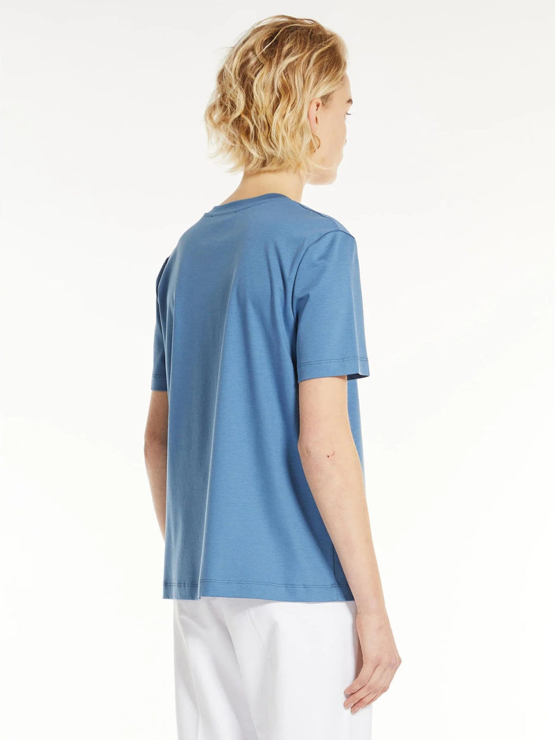 T-shirt slim in cotone e modal maxmara leisure