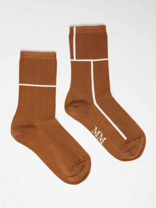 Calzini longuette a coste in cotone MAXMARA MM
