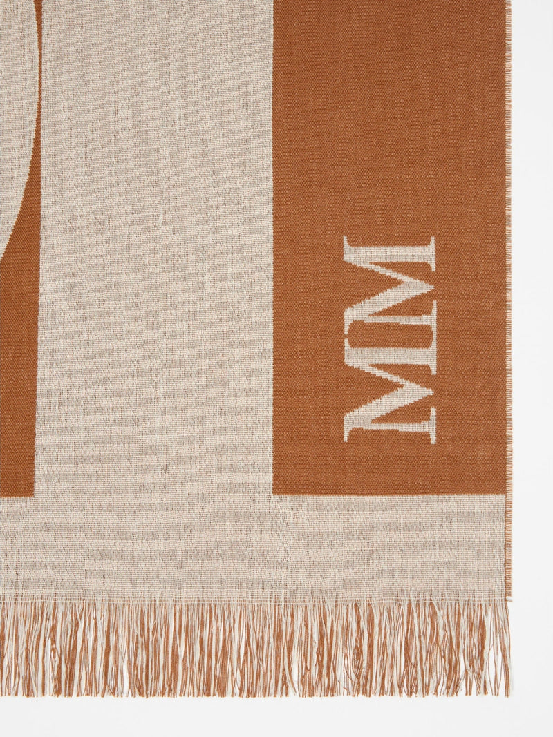 Stola realizzata in cotone e lana MAXMARA MM